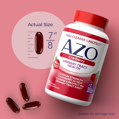 Cranberry Supplement, Made with Concentrated Whole Fruit Cranberry Powder to Help Cleanse and Protect the Urinary Tract*, Sugar Free Cranberry Pills, Non-GMO, 100 Softgels