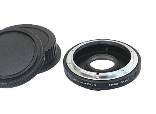 Cannon FD Lens to EOS EF Adapter, FD EF Adapter, FD EF-S, Infinity Focus, Compatible with Canon DSLR 6D 5D Mark IV III II 1Ds 1D 7D II 7D 90D 80D 77D 70D 60D 50D 1300D 1200D 1100D 760D 750D