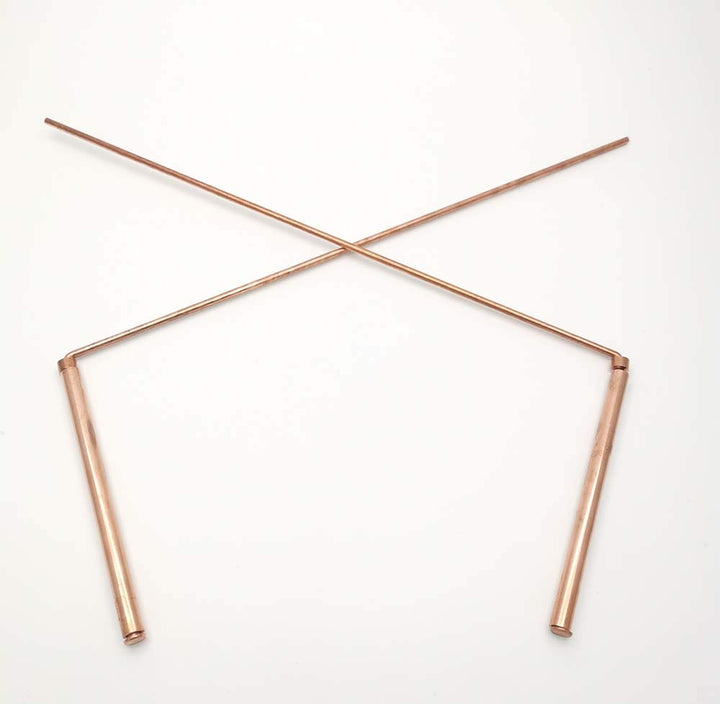 99.9% Copper Dowsing Rod- 2PCS Divining Rods with Bag - Detect Gold, Water, Ghost Hunting etc.