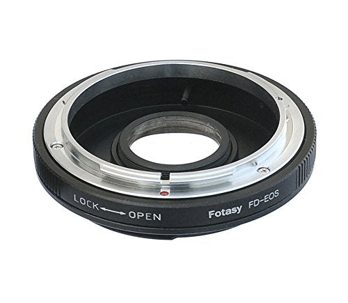 Cannon FD Lens to EOS EF Adapter, FD EF Adapter, FD EF-S, Infinity Focus, Compatible with Canon DSLR 6D 5D Mark IV III II 1Ds 1D 7D II 7D 90D 80D 77D 70D 60D 50D 1300D 1200D 1100D 760D 750D