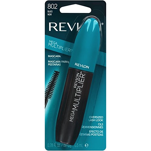 Revlon Mega Multiplier Mascara, Black, 0.28 Fluid Ounce