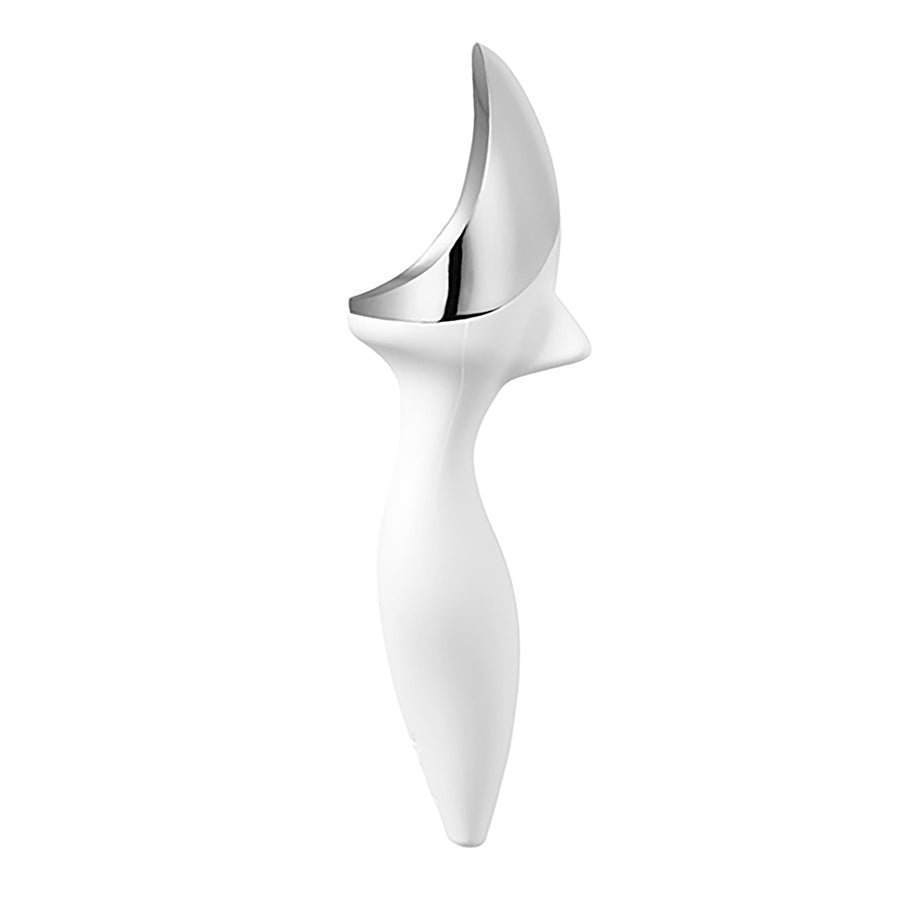 Tilt-Up Ice Cream Scoop (White) - Non-Slip Grip Ice Cream Scooper with Footed Handle – Ice cream Scoop for Cookie Dough, Gelato, Sorbet & Frozen Treats - Dishwasher Safe & BPA-Free