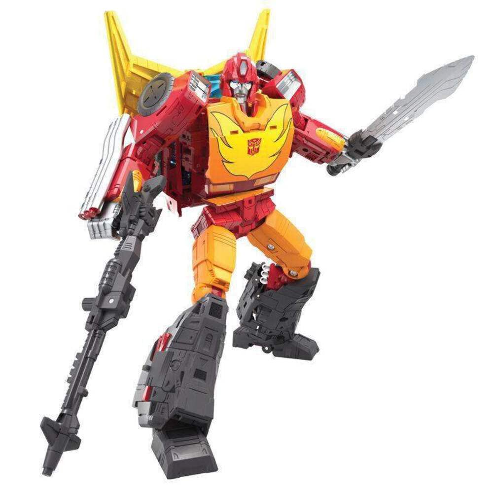 Toys Generations War for Cybertron: Kingdom Commander WFC-K29 Rodimus Prime with Trailer Action Figure, Kids Ages 8 and Up, 7.5-inch