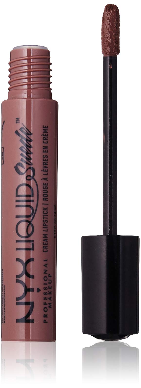 PROFESSIONAL MAKEUP Liquid Suede Cream Lipstick, Brooklyn Thorn, 0.13 Fluid Ounce