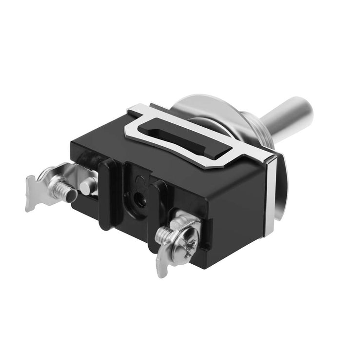 Toggle Switch 12V, Heavy Duty 120V SPST ON Off Rocker Switch, 2 Pin SPDT Marine Toggle Switches Waterproof 15A 250V 20A 125V(6 Pack)