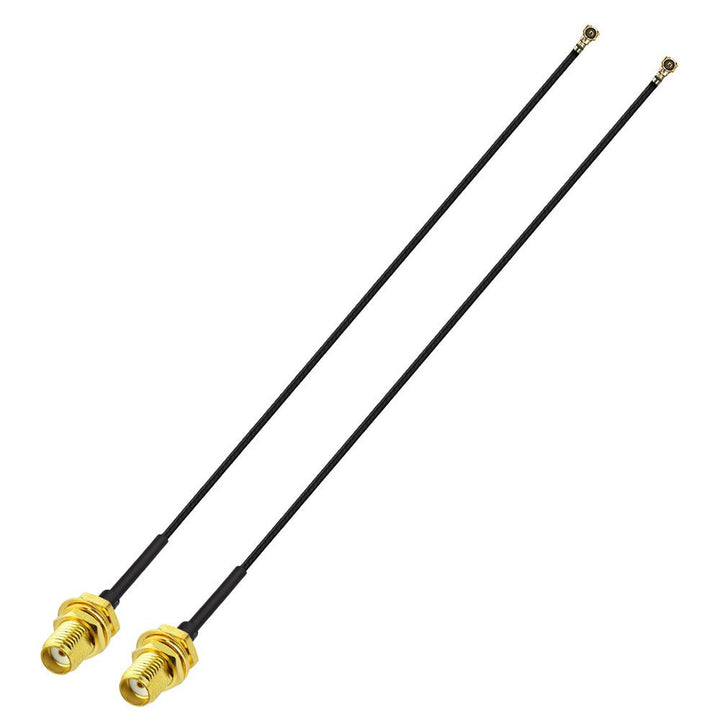 U.fl/IPEX MHF4 Cable Mini PCI to SMA Bulkhead Coaxial Cable 6 15cm for M.2 NGFF Interface Wireless Routers Mini PCIe Cards Network Extension Pigtail PCI WiFi Cable 2-Pack