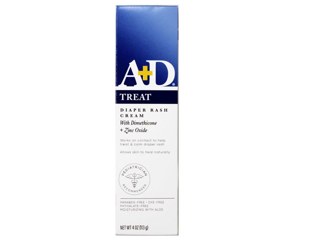 Diaper Rash Cream, Dimethicone Zinc Oxide Cream, 4 oz (113 g) (Pack of 4)