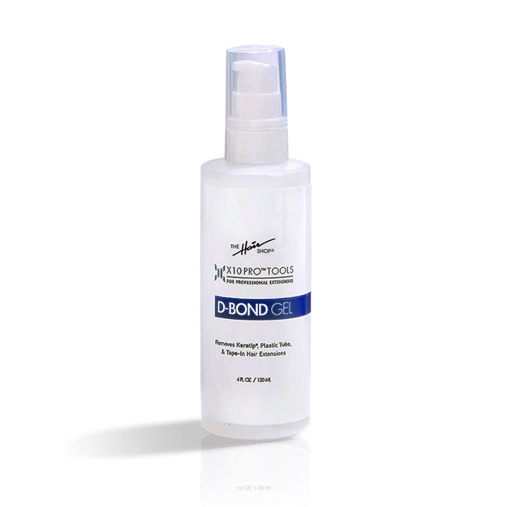 X10 Pro-Tools D Bond Gel Remover , Keratin Glue Fusion Pre Bonded U Tip, K Tip Adhesive Remover For Super Or Regular Keratip, For Keratin Glue, Tape-Ins and Shrinkies (4 oz Bottle)