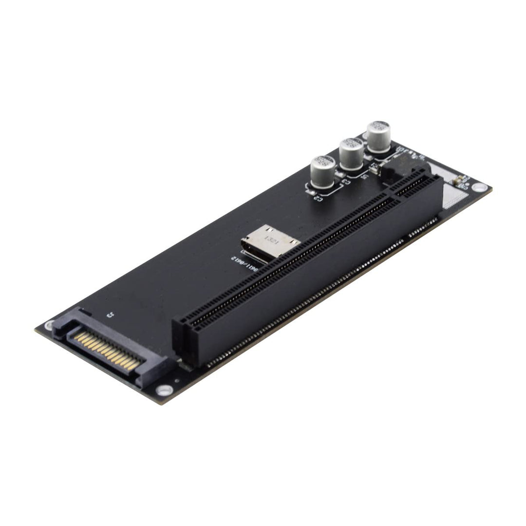 Cablecc Oculink SFF-8612 SFF-8611 to PCIE PCI-Express 16x 4X Adapter with SATA Power Port for Mainboard Graphics Card