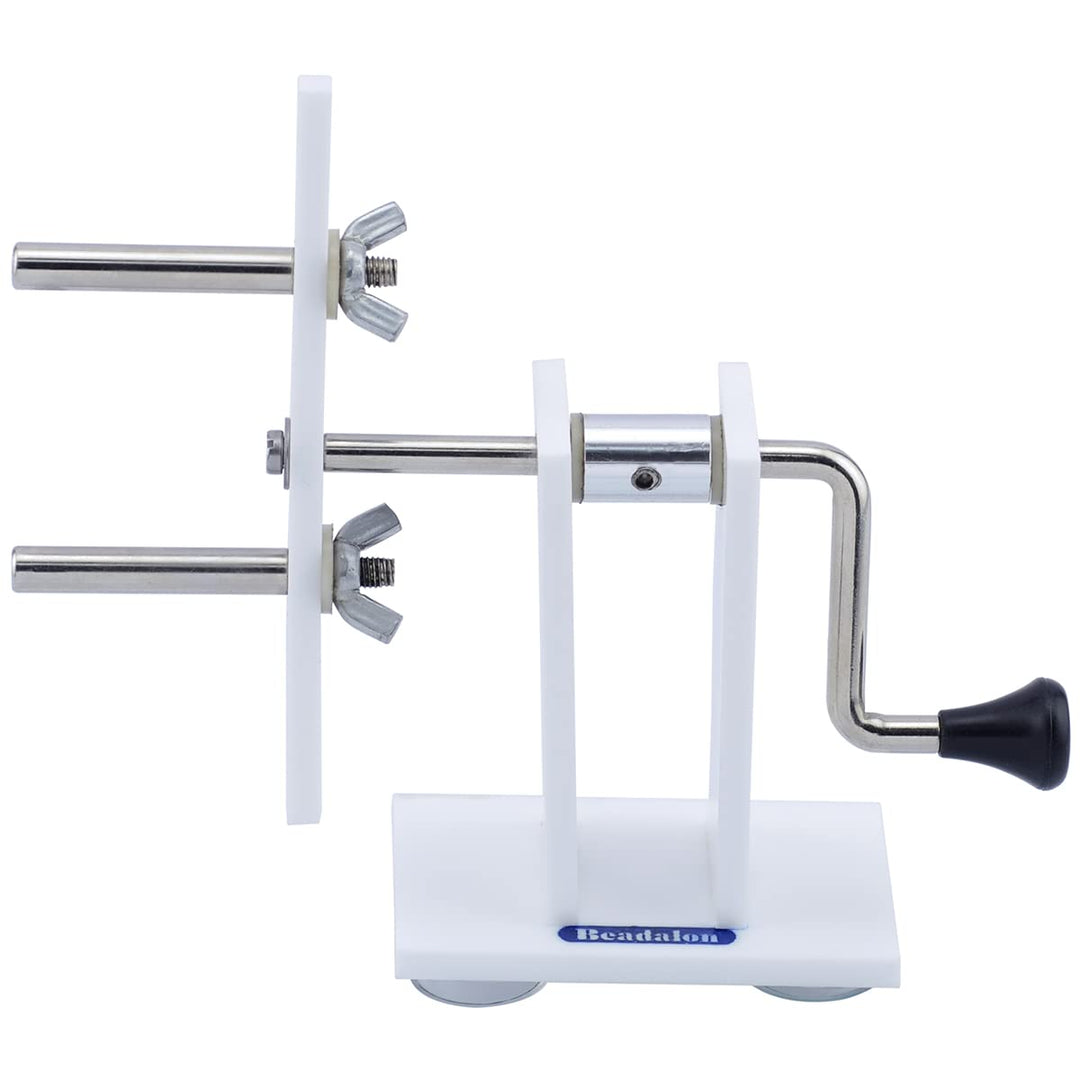 216S-100 7mm O.D. Pegs Tassel Maker, 2.5-9.7cm , White