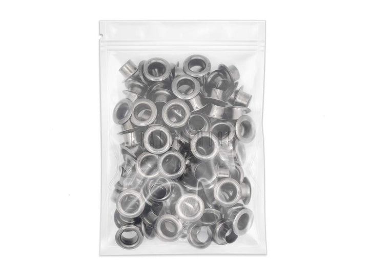 CRAFTMEmore 5/16 (8MM) Hole 100 Sets Grommets Eyelets with Washers for Shoes, Bead Cores, Clothes, Leather, Canvas (Gunmetal)