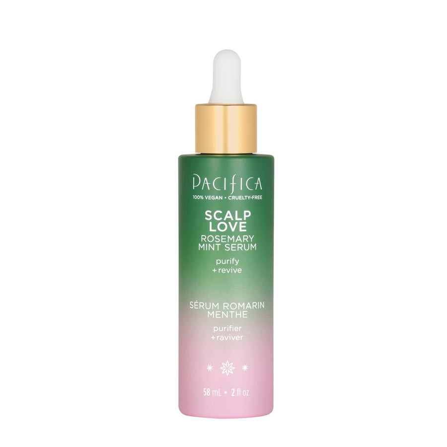 Beauty Scalp Love Rosemary Mint Serum Purifies Revives Scalp Vegan CrueltyFree, Clear, 2 Fl Oz