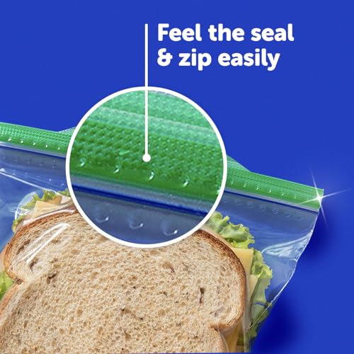 ® Brand Sandwich Bags - 5.88 Width x 6.50 Length - Clear - 90/Box - 90 Per Box - Sandwich, Food