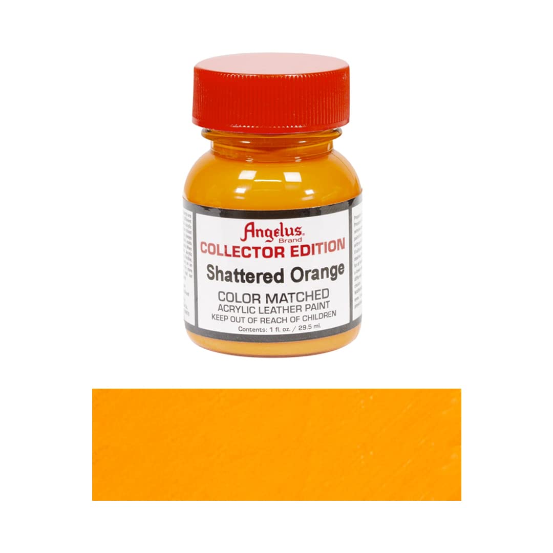 Angelus Collector Edition Leather Paint, Shattered Orange