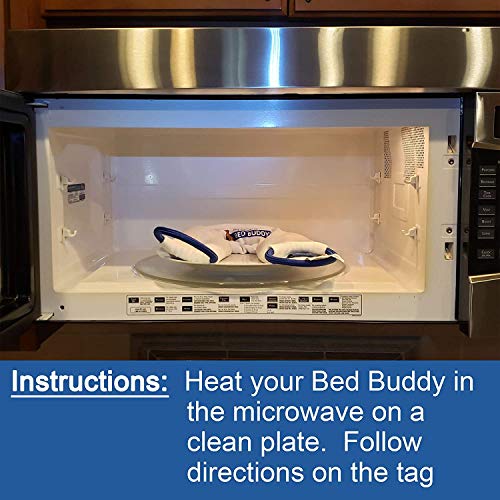 Bed Buddy 2 Pack Heat Pad and Cooling Neck Wrap - Microwave Heating Pad for Sore Muscles - Cold Wrap Pack for Aches and Pain, The Original Bed Buddy