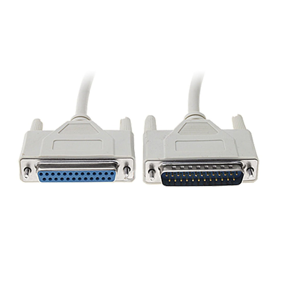 DB25 25Pin Serial M-F Cable, 2.6M Male to Female Serial LPT Printer Extension Cable Computer Printer Extending Cable 1pc