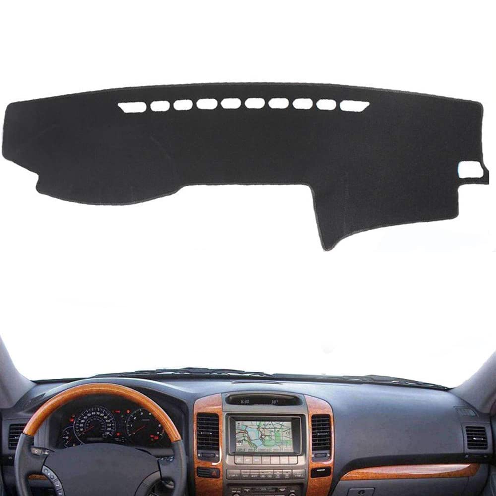 Dashboard Cover Dash Cover Mat For Toyota Land Cruiser Prado For Lexus GX470 J120 2003 2004 2005 2006 2007 2008 2009 Anti-UV Anti-slip Anti-Sun Carpet Pad