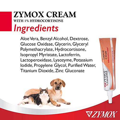 Veterinarian Strength Topical Cream with 1% Hydrocortisone for Dogs and Cats, 1oz