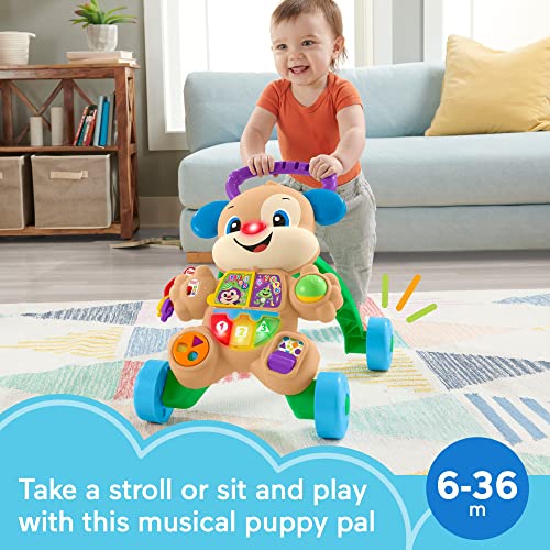Baby Toy Laugh & Learn Smart Stages Learn with Puppy Walker with Music Lights & Activities for Infants Ages 6+ Months