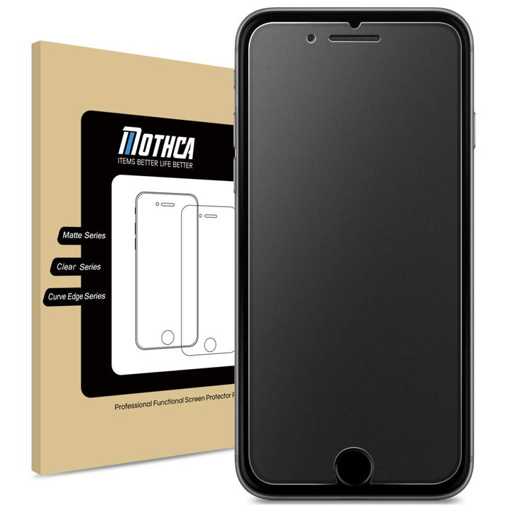 Matte Glass Screen Protector for iPhone 8 7 6s 6 Anti-Glare & Anti-Fingerprint 9H HD Clear Tempered Glass Film Smooth as Silk (Not for SE 2020)
