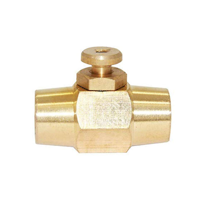 Brass 1/4 NPT Female Thread Push Button Check Valve Switch Shut-off Valve