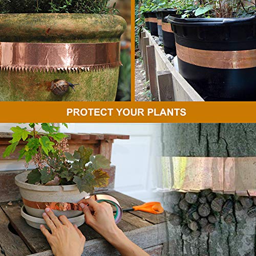 Copper Tape, Copper Foil Tape (3X 275) for Conductive Adhesive, Copper ShieldingTape for Guitars & EMI Shielding, Crafts, Electrical Repairs, Grounding