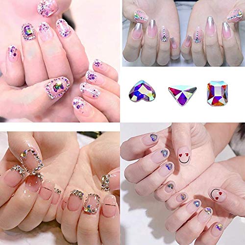1.8mm Small Crystals Flatback Glass Rhinestones for Nails Craft Shiny No Dull Round Stones Gems Sparkly Diamond SS5 2880pcs