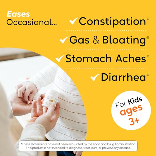 Protectis Kids | Probiotic for Ages 3+ | Eases Occasional Digestive Issues & Promotes Regularity | Allergen, Dairy, Soy & Gluten Free | Backed by 30 Years of Research | 30 Day Supply