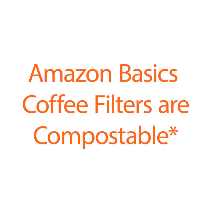 Basket Coffee Filters for 8-12 Cup Coffee Makers, White, 200 Count