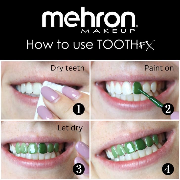 Makeup Tooth FX with Brush (.125 ounce) (Spinach)