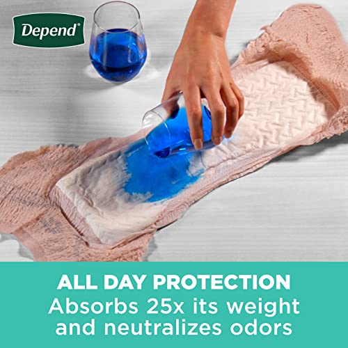 Fresh Protection Adult Incontinence & Postpartum Bladder Leak Underwear for Women, Disposable, Maximum, Extra-Large, Blush, 26 Count, Packaging May Vary