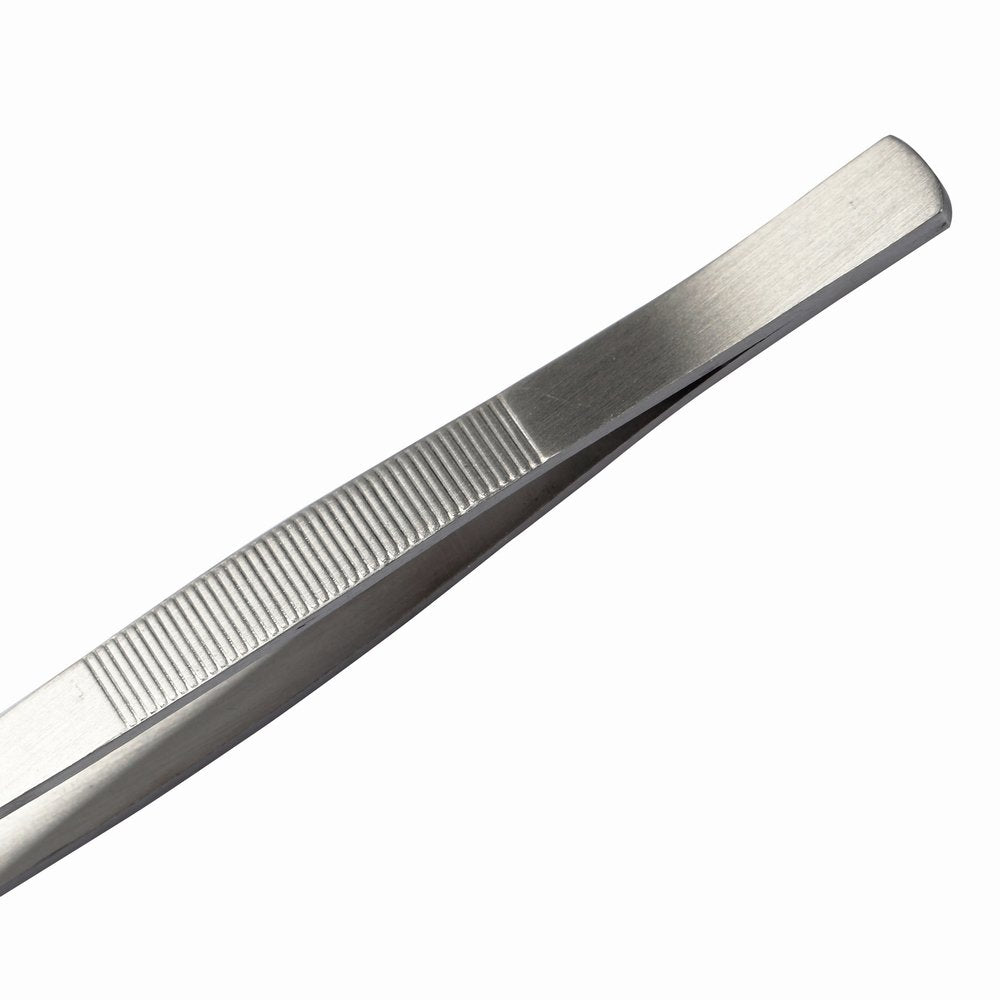 Stamp Tweezers Philately Collector Tools 2pcs (Silver)