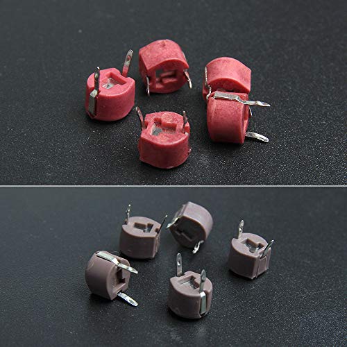 45 pcs 9 Values Trimmer Capacitor Kit Assorted Adjustable Variable Capacitors