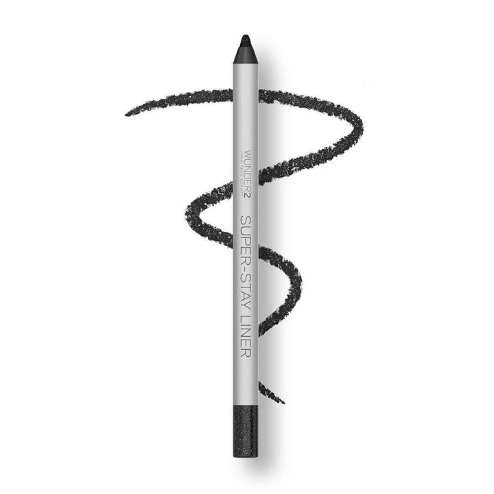 WUNDER2 SUPER-STAY LINER Long-Lasting & Waterproof Colored Eyeliner, Glitter Black