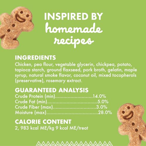 Buddy Biscuit Softies 5 oz Pouch, Soft & Chewy, Natural Roasted Chicken Flavor Dog Treats, Oven Baked in the USA
