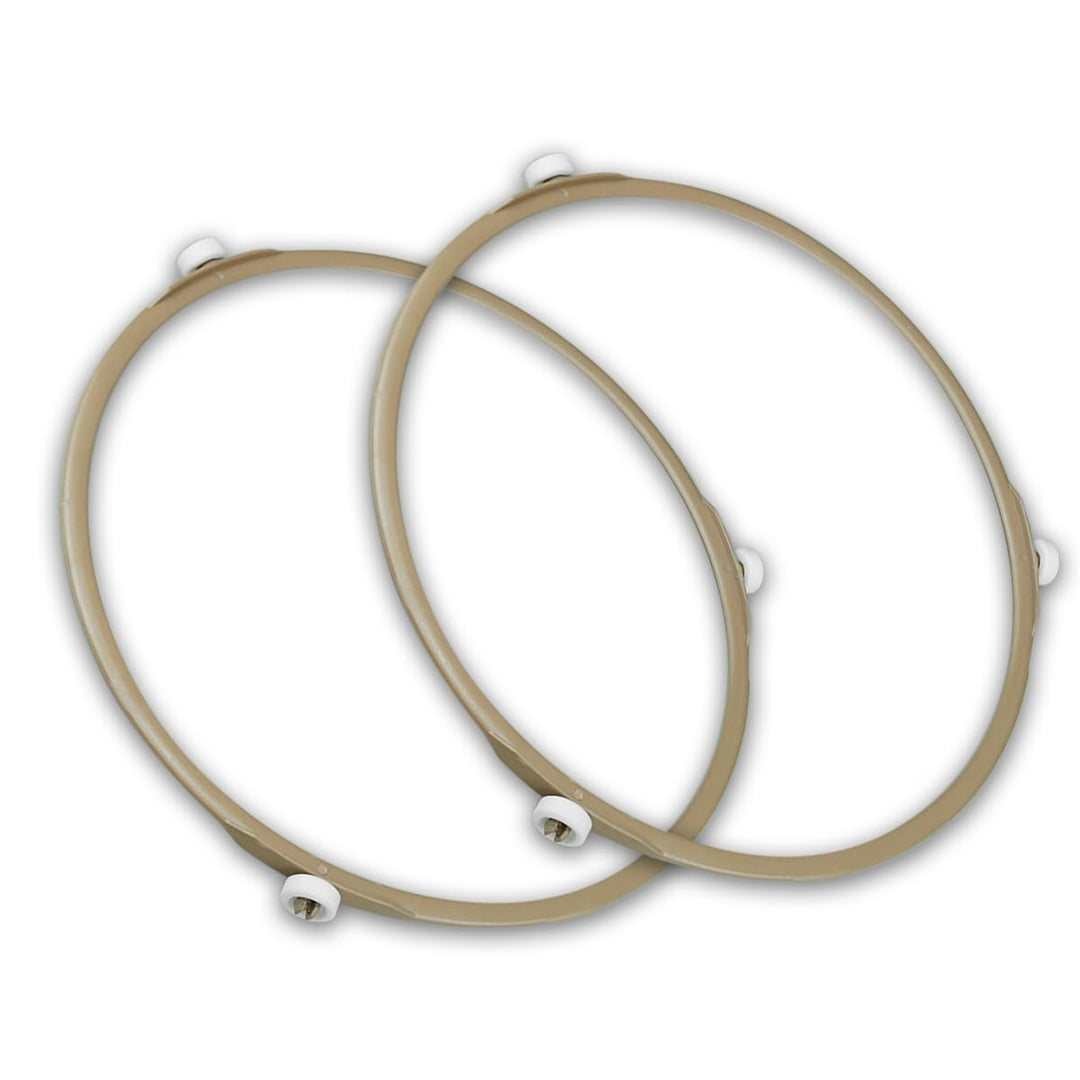 2 Pieces Large Microwave Oven Inner Dia 8.2 Inch Turntable Rotating Turntable Support Roller Ring