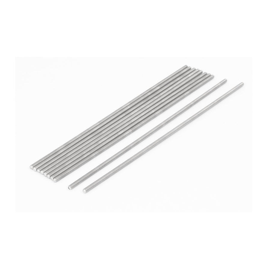a16071500ux0035 M3 x 150mm 0.5mm Pitch 304 Stainless Steel Fully Threaded Rods Fasteners (Pack of 10)