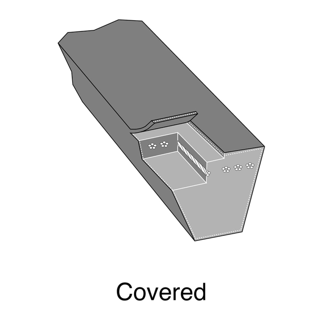 265-201 Belt Replaces MTD 954-04060B Cub Cadet 954-04060B John Deere Gx10851 Cub Cadet 754-04060B MTD 754-04060B Cub Cadet 754-04060 MTD 754-04060 954-04060 96-1/2-Inch by-1/2-inch