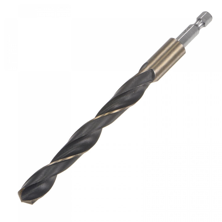 High Speed Steel Hex Shank Twist Drill Bit, 12mm Drilling Dia with 1/4 Inch Hex Shank 150mm Length