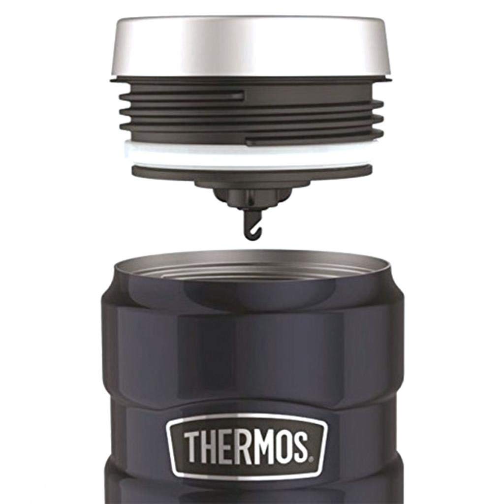 Stainless King Vacuum-Insulated Travel Tumbler, 16 Ounce, Midnight Blue
