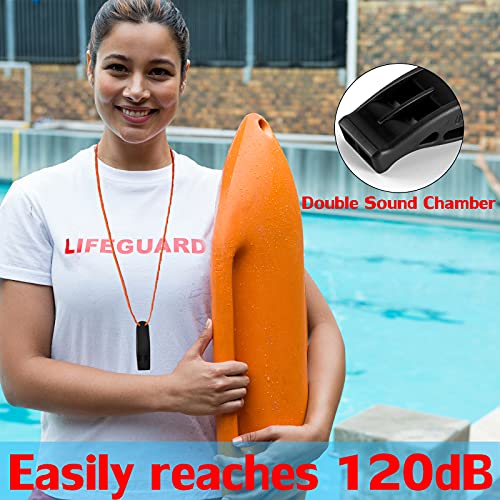 Emergency Whistle, Super Loud Floating Whistle with Lanyard, Ideal for Boating, Swimming, Kayaking, Water Survival, Hiking, Camping, Climbing
