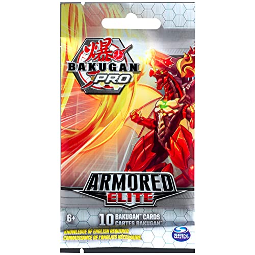 Pro, Armored Elite Booster Pack with 10 Collectible Trading Cards, for Ages 6 and Up