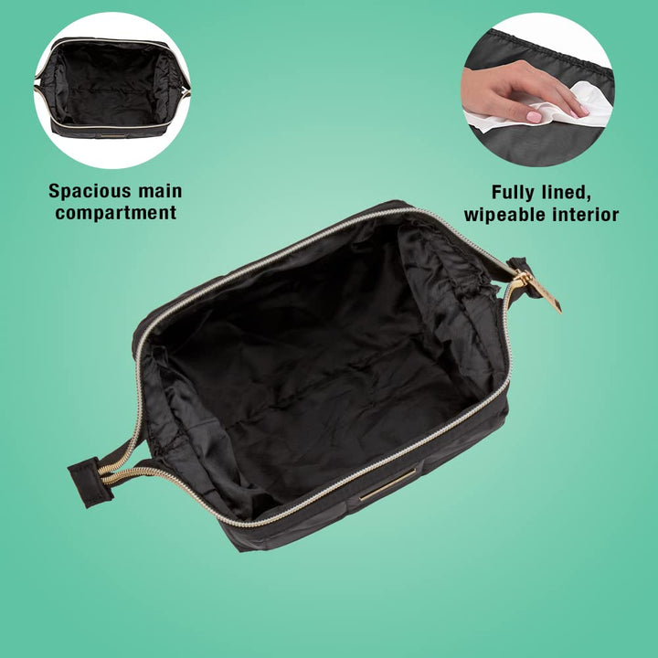 Allegro by Scunci Travel Organizer Small Cosmetic Makeup Bag for Women and Girls