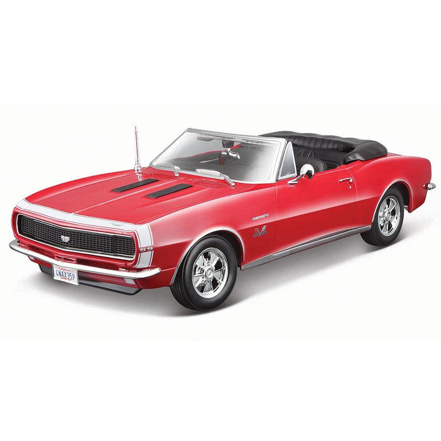 1967 Chevrolet Camaro SS 396 Convertible Turquoise 1/18 Diecast Model Car