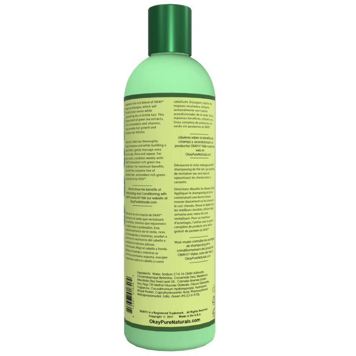 Green Tea Nourishing Antioxidant Rich Shampoo, 12 Ounce