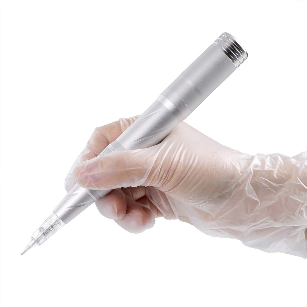 Permanent Machine Makeup Wireless Rotary tattoo Machine With 1pc Wireless Battery 15pcs Needles For Eyebrow Eyeliner Lip Tattoo Machine EM509-2-US