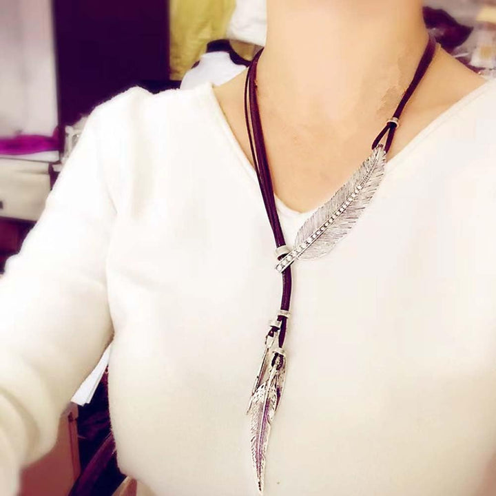 Women Girls Antique Vintage Time Necklace Sweater Chain Pendant Jewelry Silver