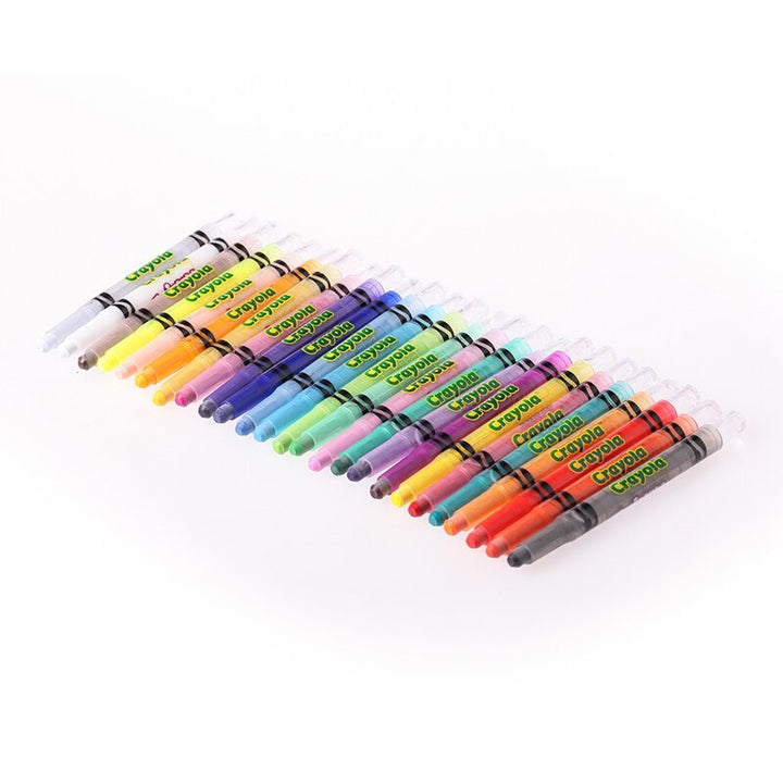 Mini Twistables Crayons & Paper Set, 65 Pieces, Gift for Kids
