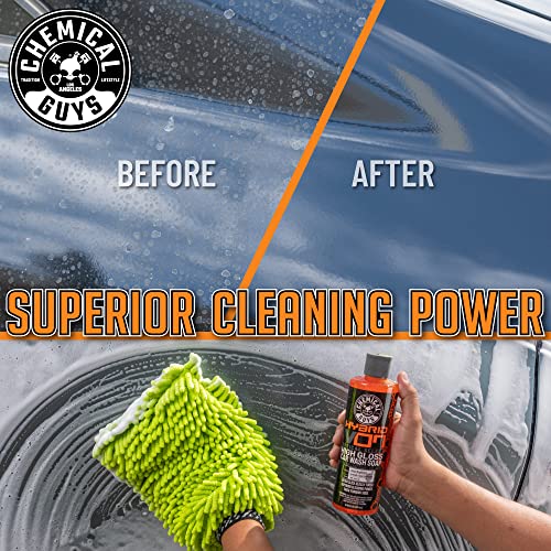 CWS_808_16 Hybrid Foaming High Gloss Car Wash Soap (Works with Foam Cannons, Foam Guns or Bucket Washes) Safe for Cars, Trucks, Motorcycles, RVs & More, 16 fl oz, Orange Scent