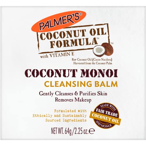 Coconut Oil Formula, Coconut Monoi Facial Cleansing Balm and Makeup Remover, 2.25 Ounces
